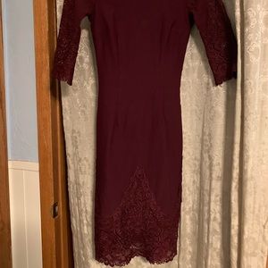 Gorgeous Burgundy Lulu’s dress